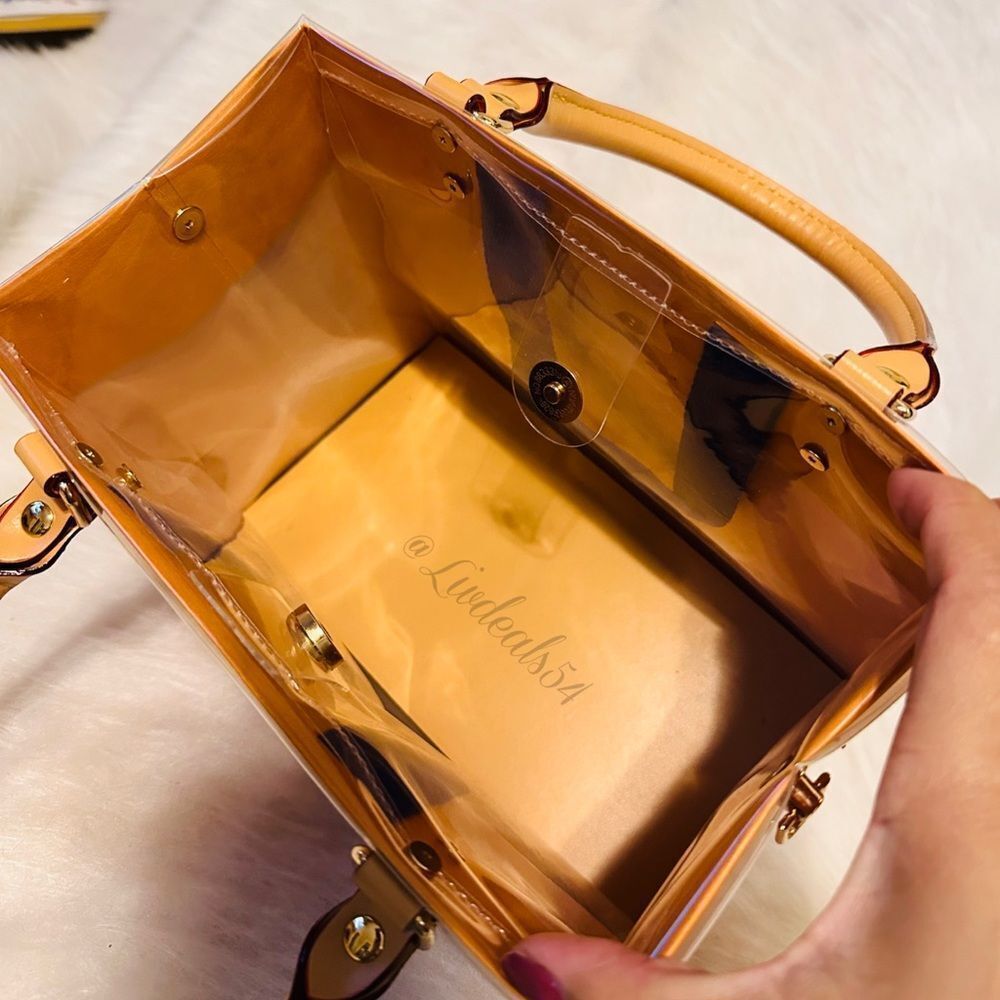 Louis Vuitton Vibrant Orange Tote SMALL Size - Picture 3 of 5